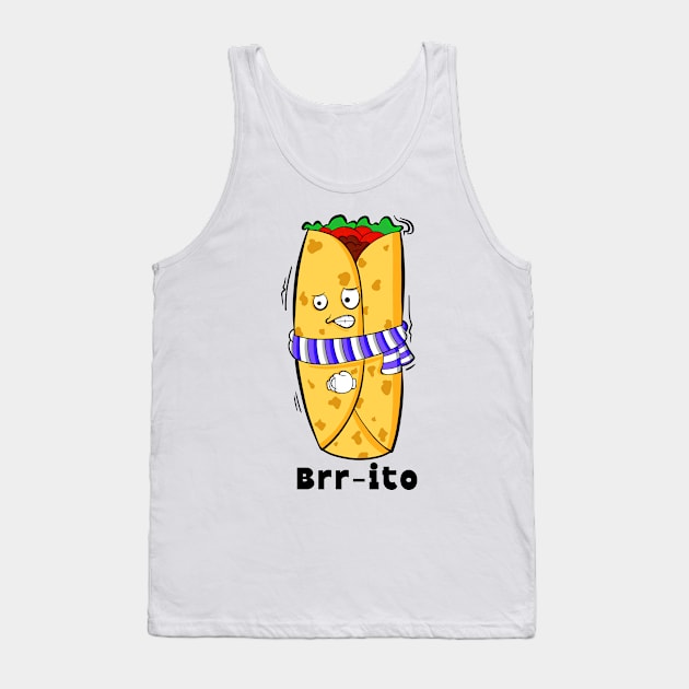 Brr-ito Tank Top by Art by Nabes